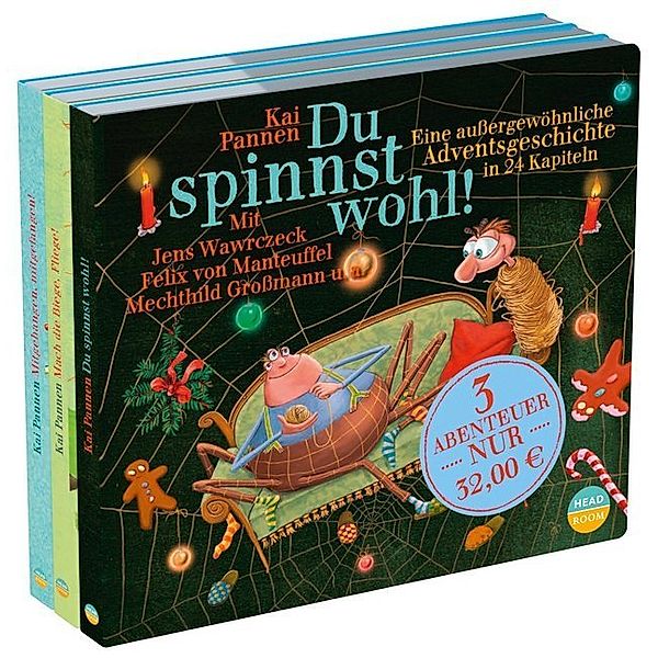 Du spinnst wohl! - 3 Abenteuer,6 Audio-CD, Kai Pannen