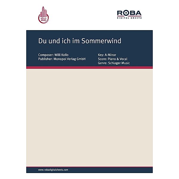 Du und ich im Sommerwind, Alexander Spychalski, P. R. Esching