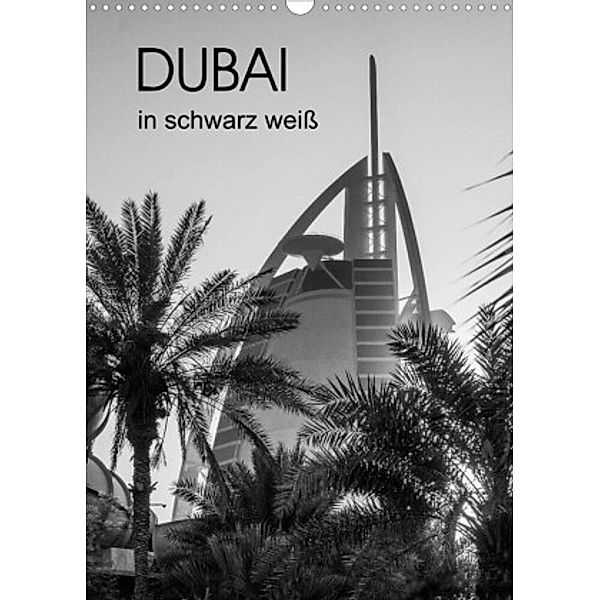 Dubai in schwarz weiß (Wandkalender 2022 DIN A3 hoch), Michael Reiß