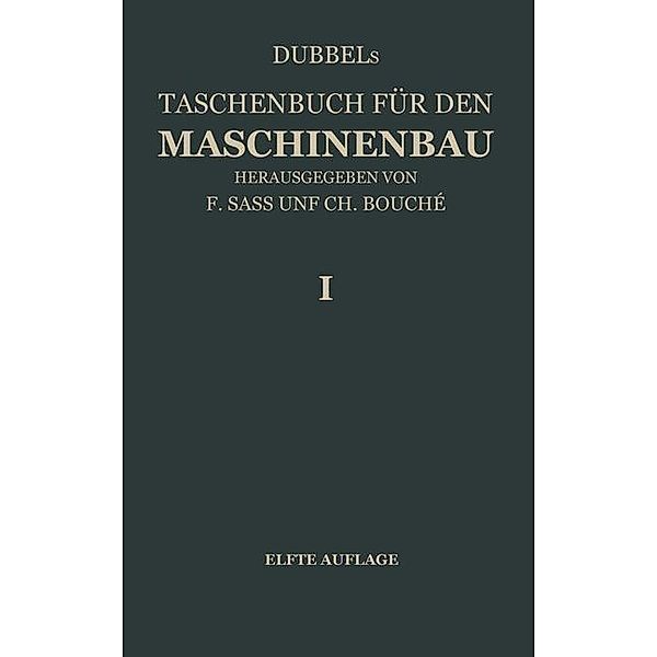 Dubbel: Taschenbuch für den Maschinenbau