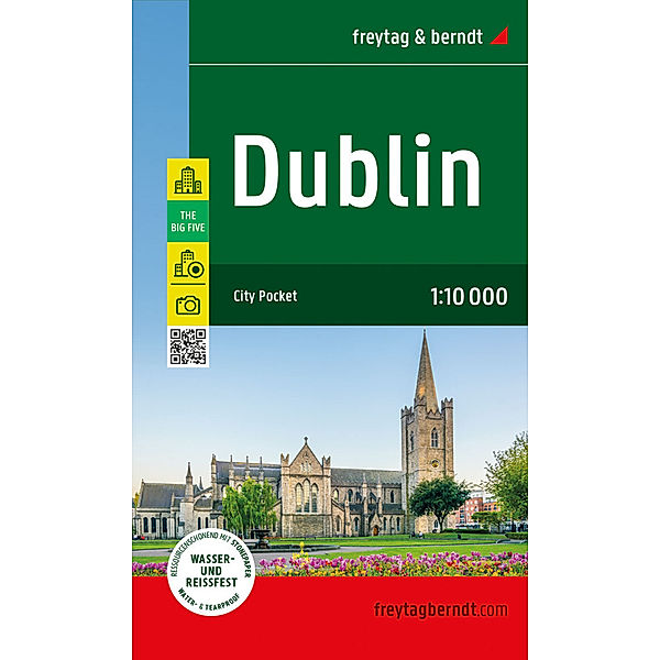 Dublin, Stadtplan 1:10.000, freytag & berndt