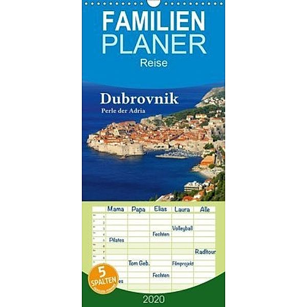 Dubrovnik - Perle der Adria - Familienplaner hoch (Wandkalender 2020 , 21 cm x 45 cm, hoch)