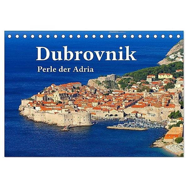 Dubrovnik - Perle der Adria (Tischkalender 2024 DIN A5 quer), CALVENDO Monatskalender, LianeM