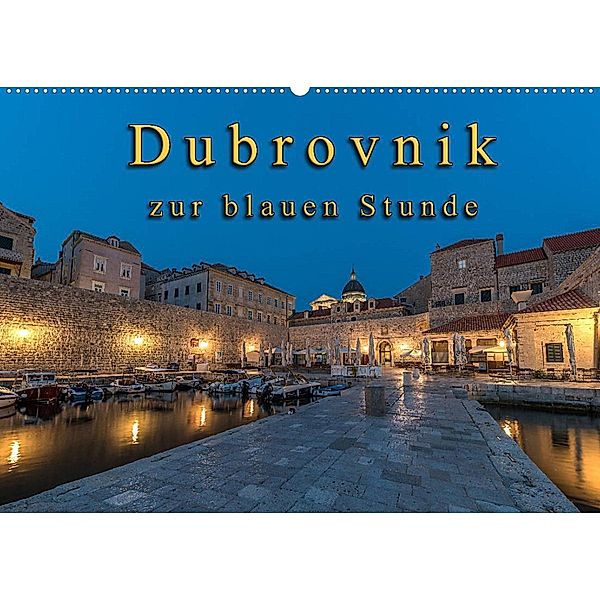 Dubrovnik zur blauen Stunde (Wandkalender 2023 DIN A2 quer), Jens Schneider