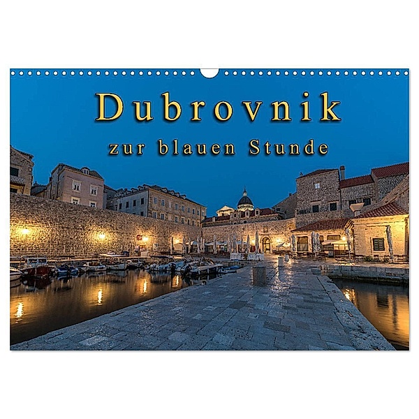 Dubrovnik zur blauen Stunde (Wandkalender 2025 DIN A3 quer), CALVENDO Monatskalender, Calvendo, Jens Schneider