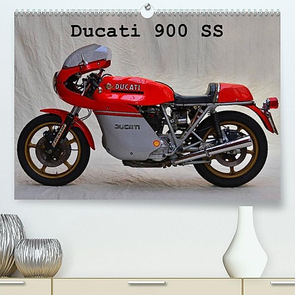 Ducati 900 SS (Premium, hochwertiger DIN A2 Wandkalender 2023, Kunstdruck in Hochglanz), Ingo Laue