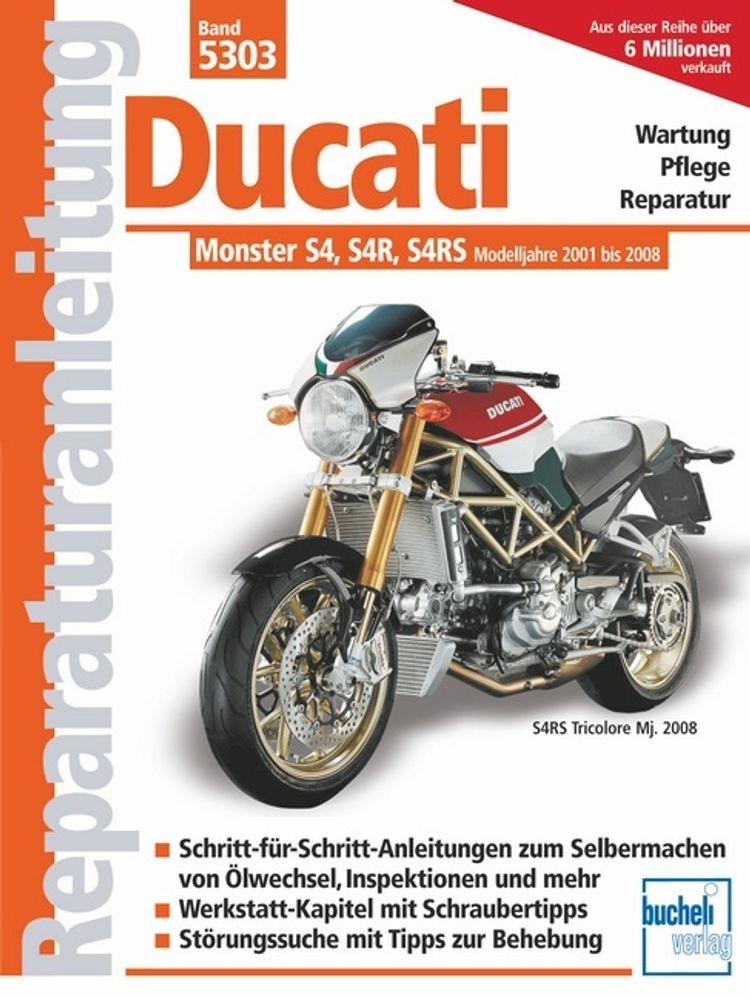 Ducati Monster S4, S4R, S4RS Modelljahre 2001-2008 Buch versandkostenfrei  bei Weltbild.at bestellen