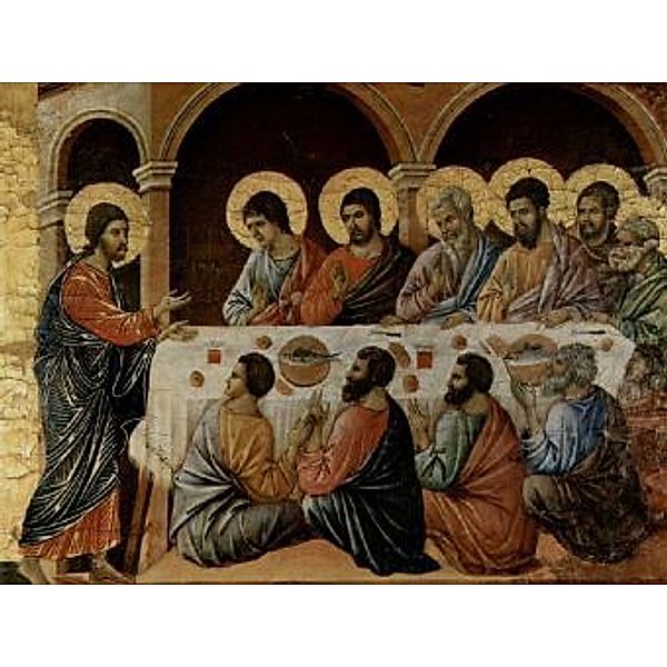 Duccio di Buoninsegna - Altarbekrönung, Erscheinung Christi bei dem Abendmahl der Apostel - 2.000 Teile (Puzzle)