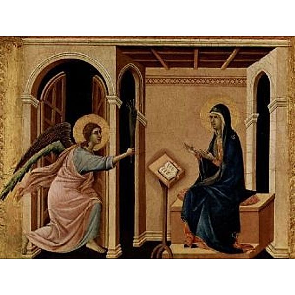 Duccio di Buoninsegna - Maestà, Verkündigung Marias Tod - 1.000 Teile (Puzzle)