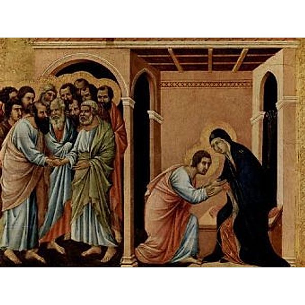 Duccio di Buoninsegna - Szenen zum Marientod, Verabschiedung Marias von Hl. Johannes - 1.000 Teile (Puzzle)
