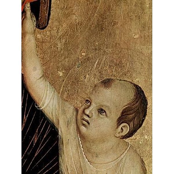 Duccio di Buoninsegna - Thronende Madonna und zwei Engel, Christuskind - 100 Teile (Puzzle)