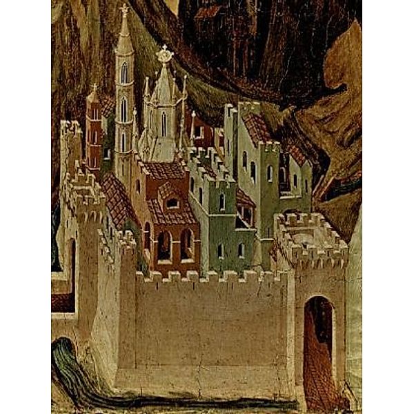 Duccio di Buoninsegna - Versuchung Christi auf dem Berg, Detail: Architektur - 1.000 Teile (Puzzle)