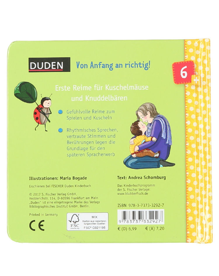 Duden 6+: Kuschelreime für ganz Kleine kaufen | tausendkind.de