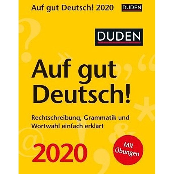 Duden Auf gut Deutsch! 2020, Ines Balcik, Elke Hesse