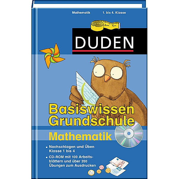 Duden - Basiswissen Grundschule, Mathematik, mit CD-ROM, Ute Müller-Wolfangel, Beate Schreiber