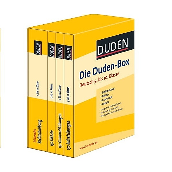 Duden-Box Deutsch: 5. bis 10. Klasse