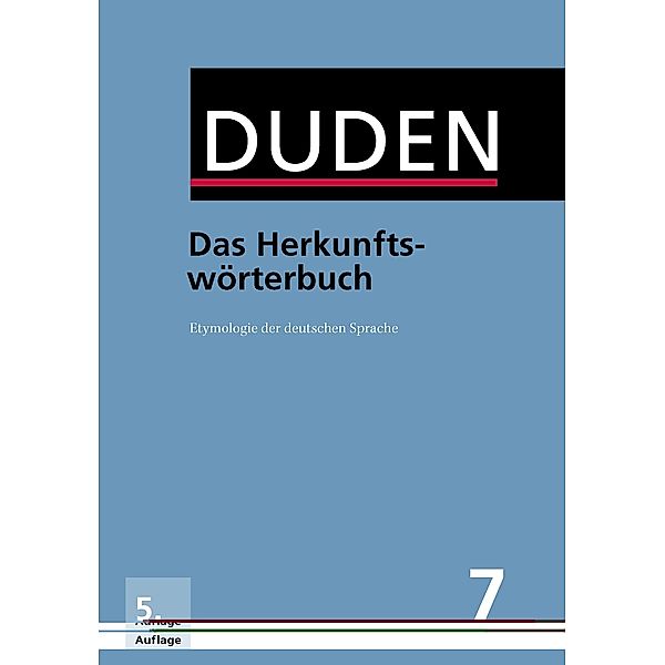 Duden - Das Herkunftswörterbuch