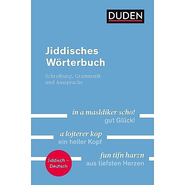 Duden - Jiddisches Wörterbuch, Simon Neuberg, Ronald Lötzsch