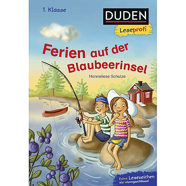 Duden Leseprofi - Ferien auf der Blaubeerinsel, 1. Klasse, Hanneliese Schulze