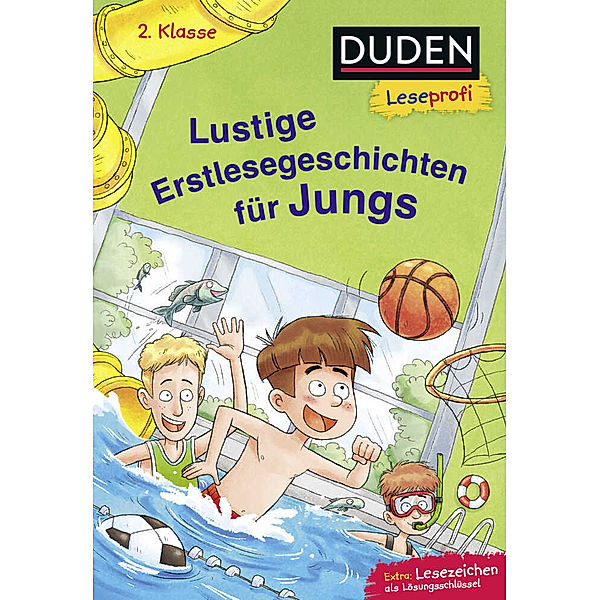 Duden Leseprofi - Lustige Erstlesegeschichten für Jungs, 2. Klasse (Doppelband), Bettina Obrecht, Daniel Napp