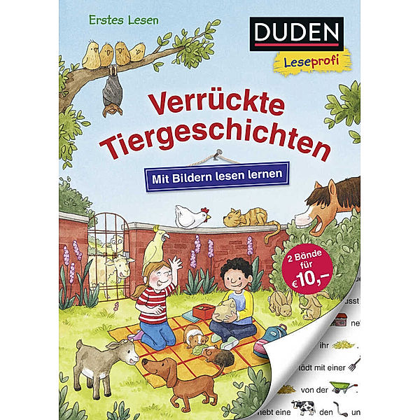 Duden Leseprofi - Mit Bildern lesen lernen: Verrückte Tiergeschichten, Luise Holthausen, Alexandra Fischer-Hunold