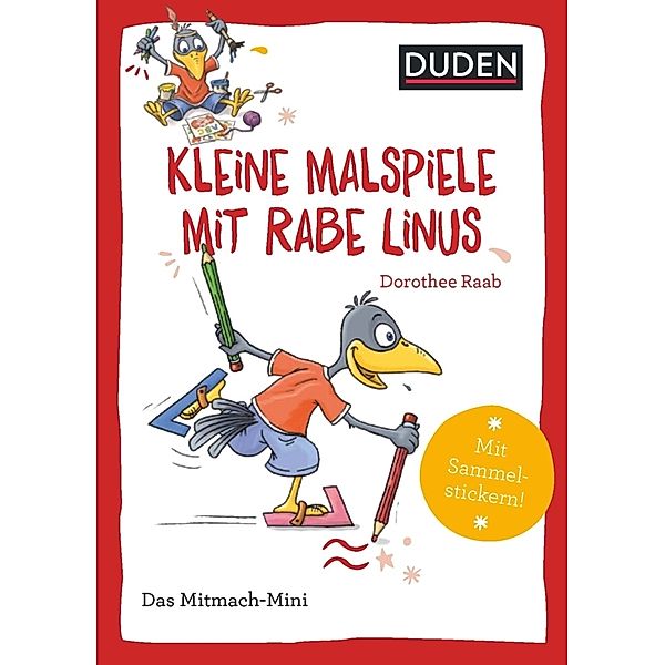 Duden Minis (Band 40) - Kleine Malspiele mit Rabe Linus, Dorothee Raab