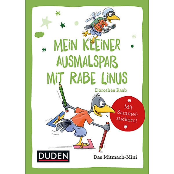Duden Minis (Band 8) - Mein kleiner Ausmalspaß mit Rabe Linus, Dorothee Raab
