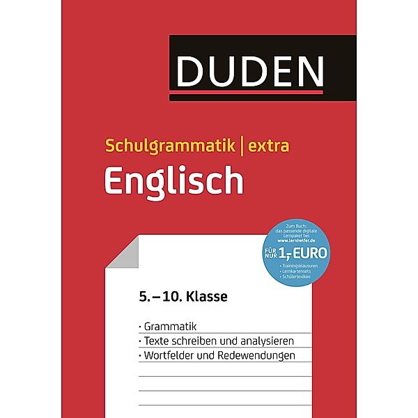 Duden Schulgrammatik extra - Englisch / Duden, Elisabeth Schmitz-Wensch, Tanja Schneider, Meike Wolf