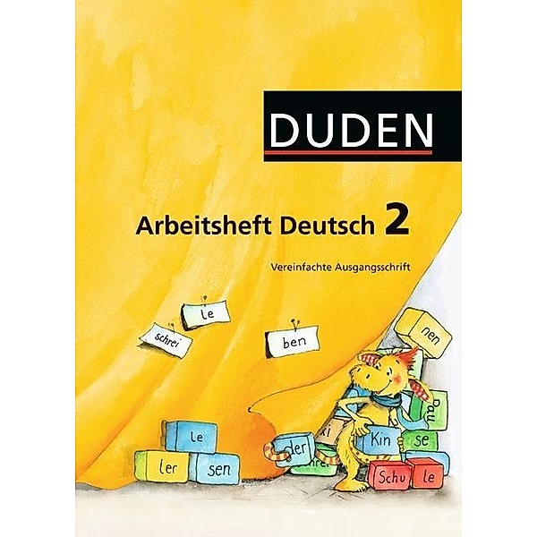 Duden Sprachbuch, Ausgabe B: Klasse 2, Arbeitsheft Deutsch, Vereinfachte Ausgangsschrift