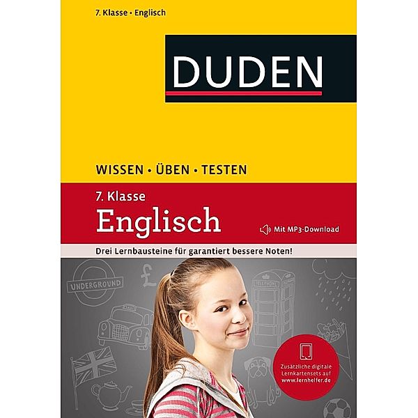 Duden: Wissen - Üben - Testen: Englisch 7. Klasse, Annette Schomber, Anja Steinhauer