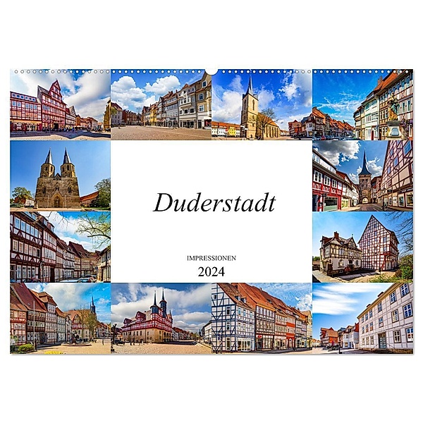 Duderstadt Impressionen (Wandkalender 2024 DIN A2 quer), CALVENDO Monatskalender, Dirk Meutzner