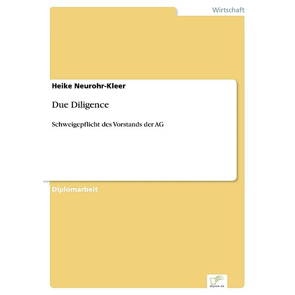 Due Diligence, Heike Neurohr-Kleer