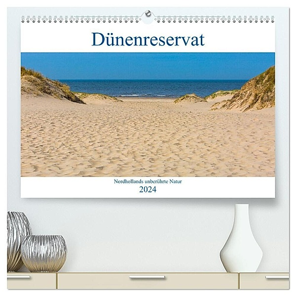 Dünenreservat - Nordhollands unberührte Natur (hochwertiger Premium Wandkalender 2024 DIN A2 quer), Kunstdruck in Hochglanz, Janina Kufner