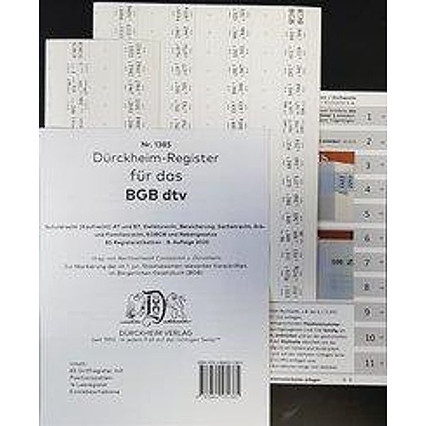 DürckheimRegister BGB im dtv, Constantin von Dürckheim