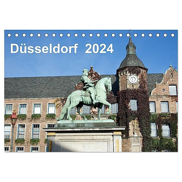 Düsseldorf 2024 (Tischkalender 2024 DIN A5 quer), CALVENDO Monatskalender, Markus Faber