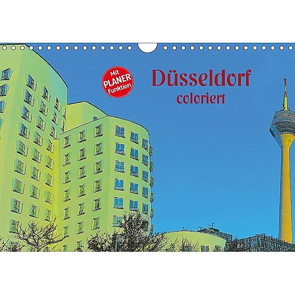 Düsseldorf coloriert (Wandkalender 2018 DIN A4 quer), Hermann Koch