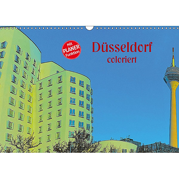 Düsseldorf coloriert (Wandkalender 2019 DIN A3 quer), Hermann Koch