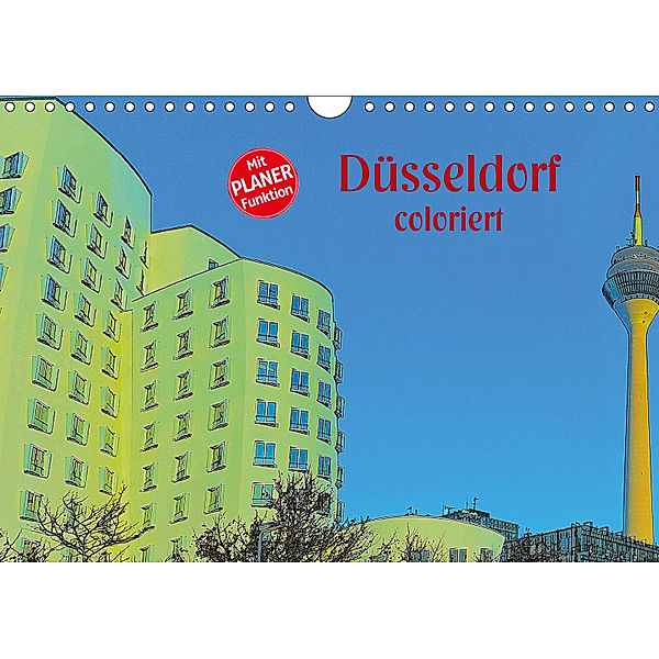 Düsseldorf coloriert (Wandkalender 2019 DIN A4 quer), Hermann Koch