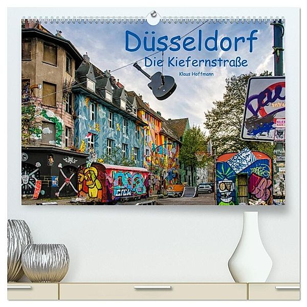 Düsseldorf - Die Kiefernstraße (hochwertiger Premium Wandkalender 2025 DIN A2 quer), Kunstdruck in Hochglanz, Calvendo, Klaus Hoffmann