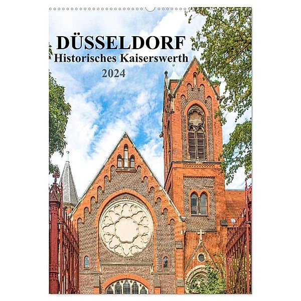 Düsseldorf - Historisches Kaiserswerth (Wandkalender 2024 DIN A2 hoch), CALVENDO Monatskalender, pixs:sell