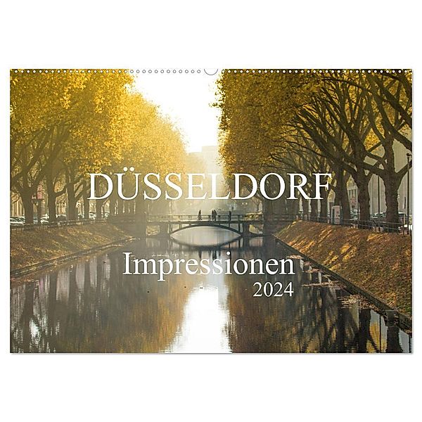 Düsseldorf Impressionen (Wandkalender 2024 DIN A2 quer), CALVENDO Monatskalender, pixs:sell