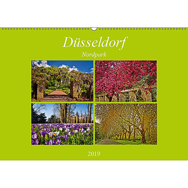 Düsseldorf Nordpark (Wandkalender 2019 DIN A2 quer), Bettina Hackstein