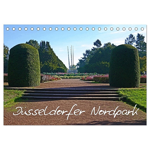 Düsseldorfer Nordpark (Tischkalender 2024 DIN A5 quer), CALVENDO Monatskalender, Claudia Schimon