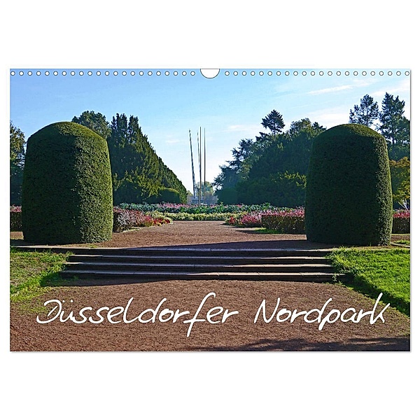 Düsseldorfer Nordpark (Wandkalender 2024 DIN A3 quer), CALVENDO Monatskalender, Claudia Schimon