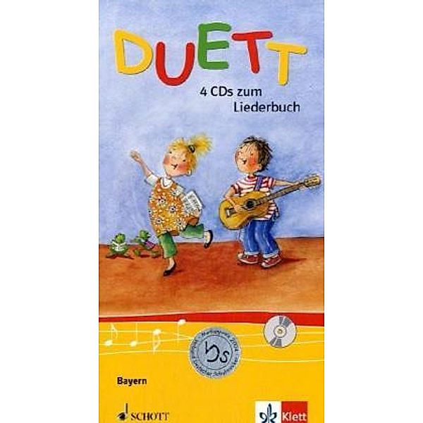 Duett, Ausgabe Grundschule: 4 Audio-CDs zum Liederbuch Bayern