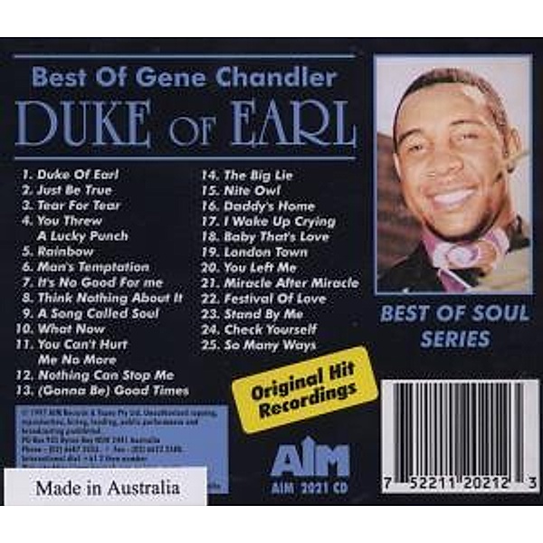 Duke Of Earl-The Best Of, Gene Chandler