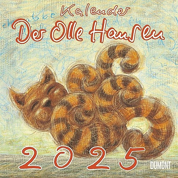 DUMONT - Der Olle Hansen 2025 Broschürenkalender, 30x30cm, Wandkalender mit Gedichten und deutschem Kalendarium, von Pit Schulz