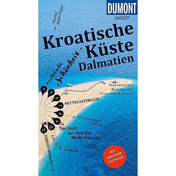 DuMont direkt Reiseführer / DuMont direkt Reiseführer Kroatische Küste Dalmatien, Daniela Schetar