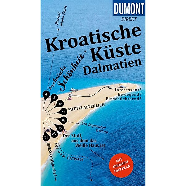 DuMont direkt Reiseführer E-Book Kroatische Küste, Dalmatien / DuMont Direkt E-Book, Daniela Schetar