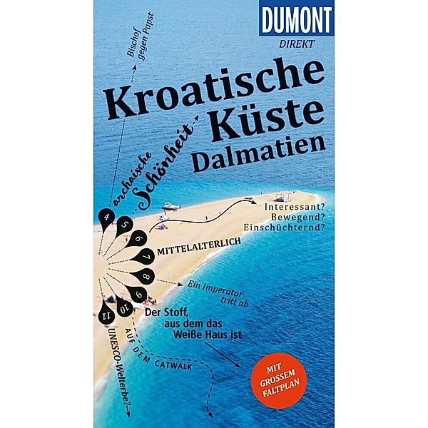 DuMont direkt Reiseführer Kroatische Küste Dalmatien, Daniela Schetar